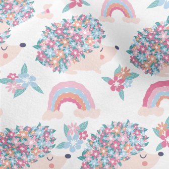 A Hedgehog With A Bunch Of Flo Micro Fleece