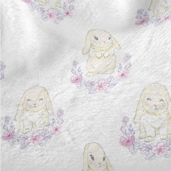 Lop-eared Rabbit Surrounded By Minky