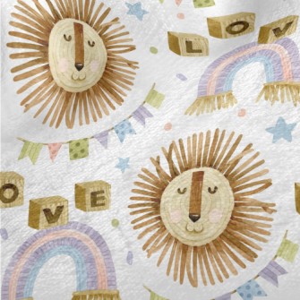 Baby Toys With Lion And Letter Minky