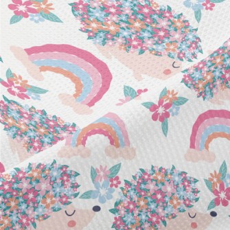 A Hedgehog With A Bunch Of Flo Piqué