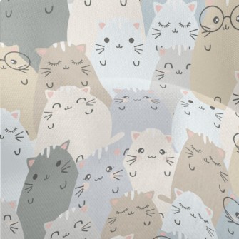 Smiling Animals In Special Sha Lightweight Performance Linen