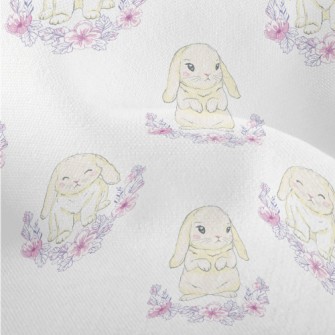 Lop-eared Rabbit Surrounded By Lightweight Performance Linen