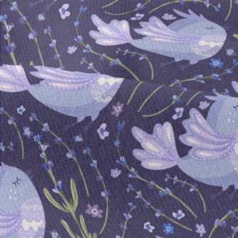 Purple Flowers Surround Purple Modern Jersey