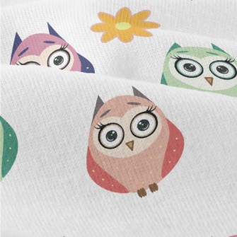Colorful Owl Modern Jersey