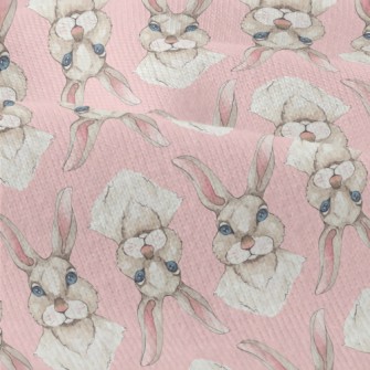 Blue-eyed Rabbit In Watercolor Modern Jersey