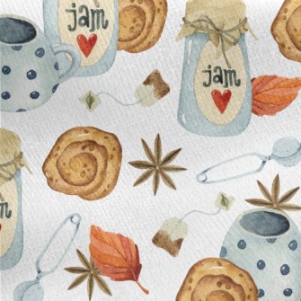 Delicious Desserts For A Cozy  Jersey Backed Fleece