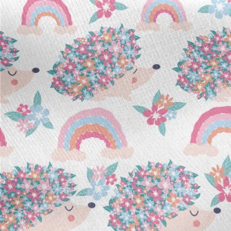 A Hedgehog With A Bunch Of Flo Jersey Backed Fleece