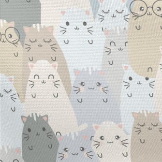 Smiling Animals In Special Sha Pongee