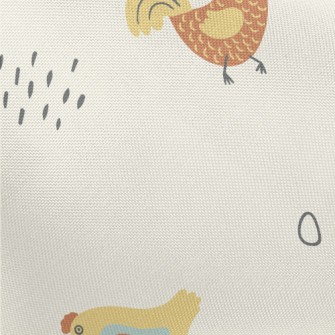 Chicken Who Lives Every Day Se Pongee