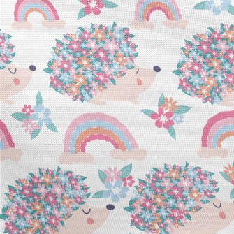 A Hedgehog With A Bunch Of Flo Pongee