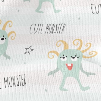 Funny And Playful Monster Stretch Jersey