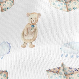 Paper Boat And Bear In The Clo Stretch Jersey