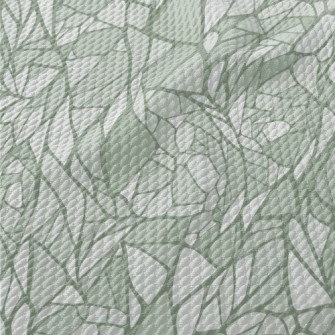 Irregular Flower Window Birdseye Piqué