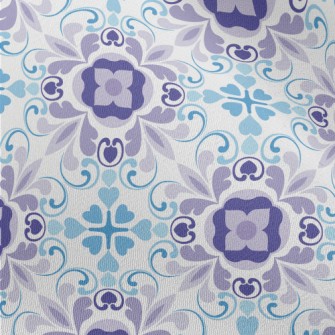 Blue And Purple Kaleidoscope Chiffon