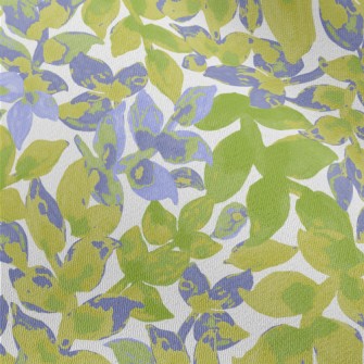 Hand Drawn Watercolor Plants Chiffon