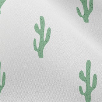 Hand Drawn Cactus Chiffon