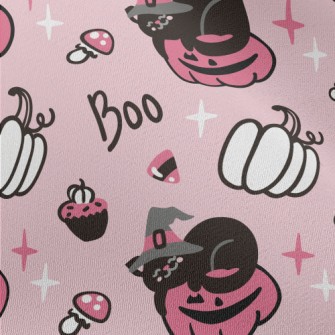 Black Cat And Pumpkin Chiffon
