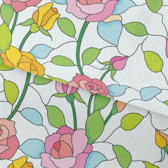 Rose Window Glass Waterproof Oxford