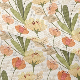 Retro Floral Pattern Waterproof Oxford