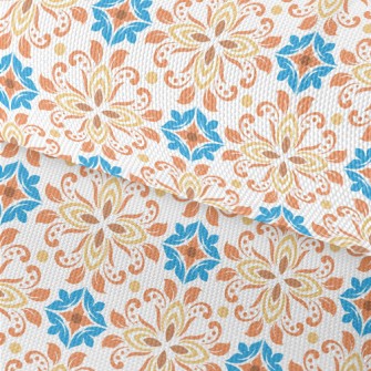 Retro Colored Flowers Waterproof Oxford