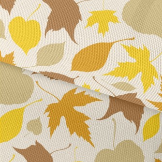 Colorful Fallen Leaves Silhoue Waterproof Oxford