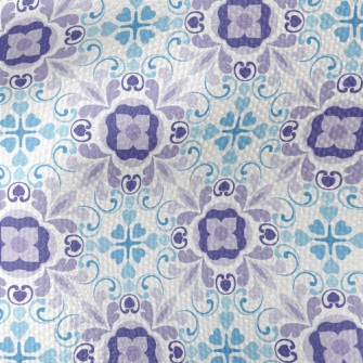 Blue And Purple Kaleidoscope Waterproof Canvas