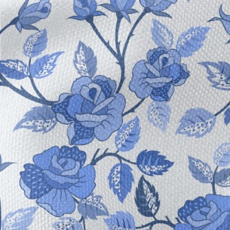 Blue Rose Waterproof Canvas