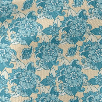 Gorgeous Blue Flowers Waterproof Canvas