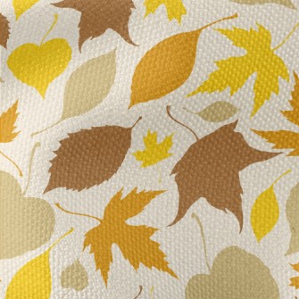 Colorful Fallen Leaves Silhoue Waterproof Canvas