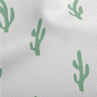 Hand Drawn Cactus Athletic Mesh Flat Back
