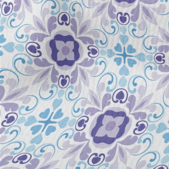 Blue And Purple Kaleidoscope Terry
