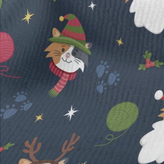 Calico Cat Celebrates Christma Terry