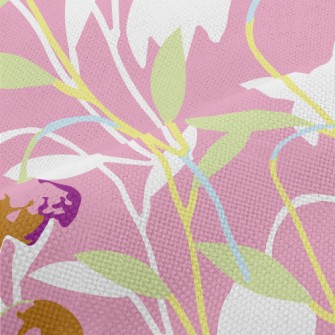 Painted Tulips Performance Linen
