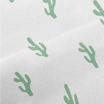 Hand Drawn Cactus Performance Linen
