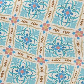 Beautiful Blue Flowers Twill