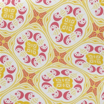 Gorgeous Retro Pattern Twill