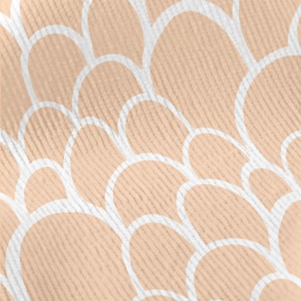 Orange Fish Scales Standard Corduroy
