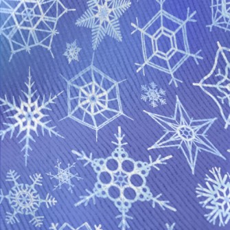 Winter Snowflakes Pattern Standard Corduroy