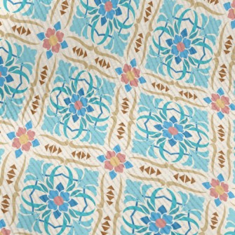 Beautiful Blue Flowers Standard Corduroy