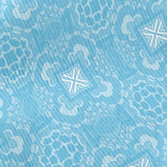 Blue Kaleidoscope Standard Corduroy