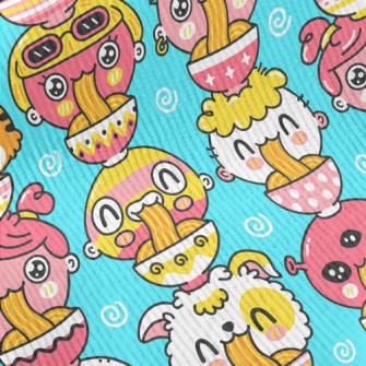 Cute Doll Eating Ramen Standard Corduroy
