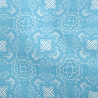 Blue Kaleidoscope Dobby