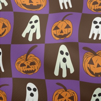 Plaid Ghost Pumpkin Dobby