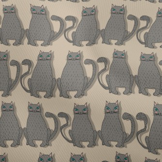 Hand Drawn Blue Eyed Cat Dobby