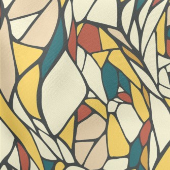 Colorful Stained Glass Stretch Ponte