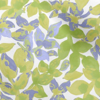 Hand Drawn Watercolor Plants Micro Fleece