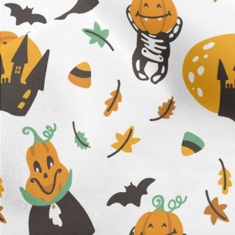 Cute Halloween Pumpkin Micro Fleece