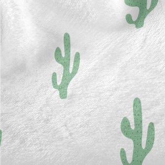 Hand Drawn Cactus Minky