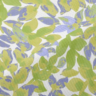 Hand Drawn Watercolor Plants Piqué