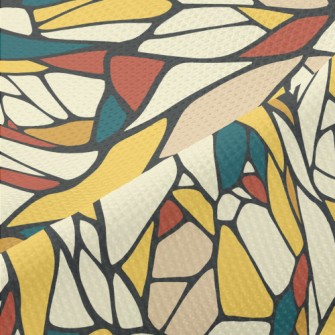 Colorful Stained Glass Piqué